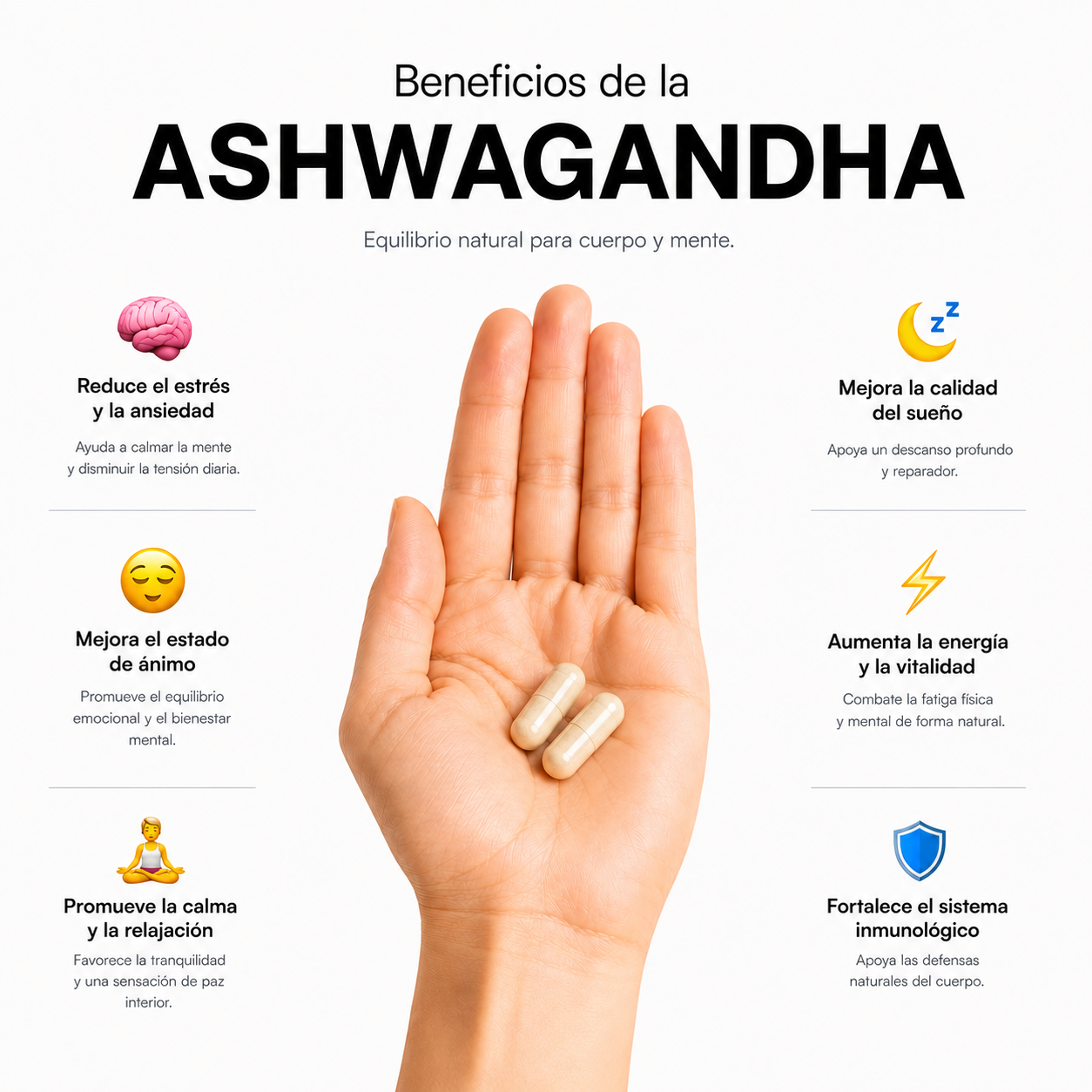 ASHWAGANDHA CÁPSULAS